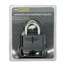 PRO ESSENTIALS Laminated Weatherproof Padlock N0315