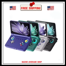 2025 Flip2 Retro Handheld Game Console Android13 5.5" AMOLED PSP PS2 WiFi BT