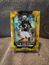 Panini 2025 Prizm Draft Picks Shedeur Sanders Rookie Gold Ice #15 Colorado