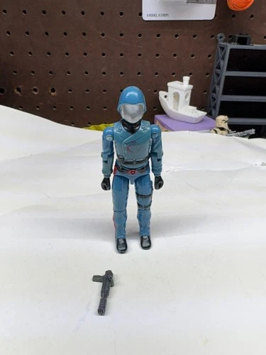 1982 G.I. Joe Straight Arm Mickey Mouse Cobra Commander with Blaster Loose