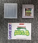 Teenage Mutant Ninja Turtles: Fall of the Foot Clan Nintendo Game Boy w Manual