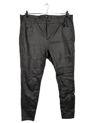C&A Pantalon en simili Dames Pantalon T EU 48 noir style décontracté - Photo 1/4