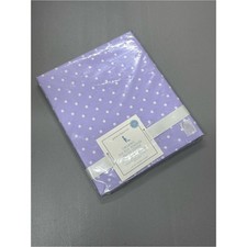 Pottery Barn Duvet Cover Lavender Purple White Pin Polka Dot Toddler Bedding NWT
