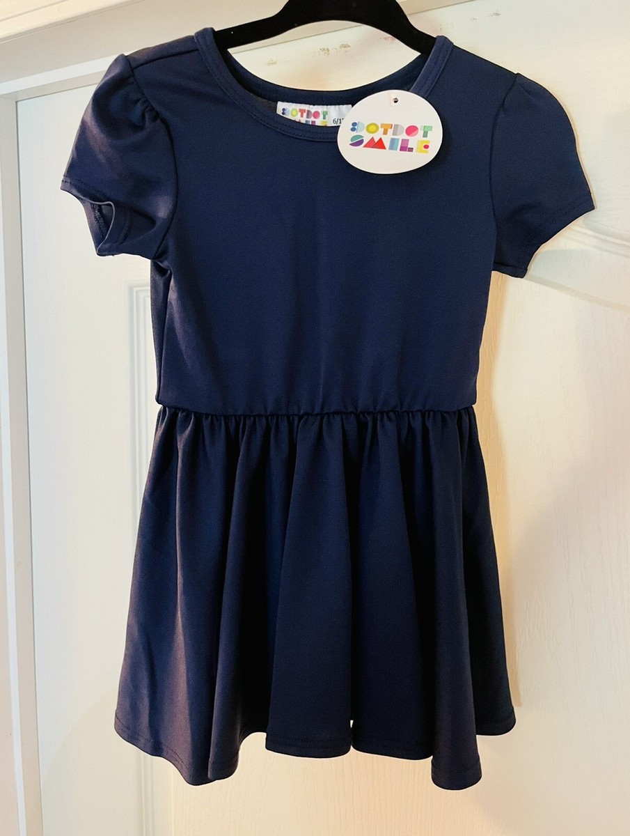 blue plisse maxi dress Twirl Dress in Sea Blue (Ships now) – Good Apples Kids main image 1