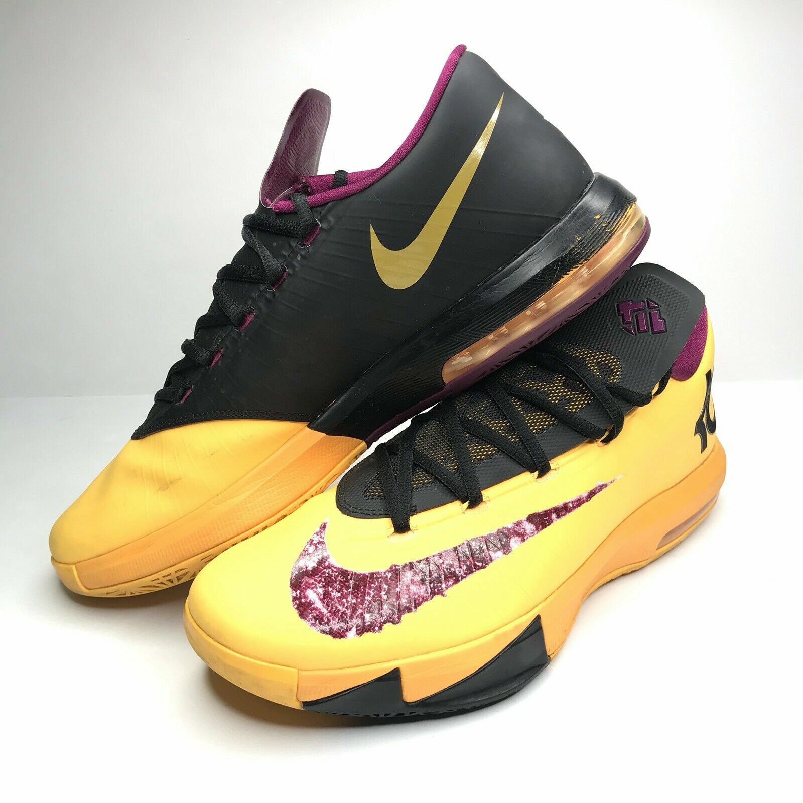 Nike Kd 6 Vi Pbj Peanut Butter Jelly Size 11 5 Bhm Aunt Pearl Pre