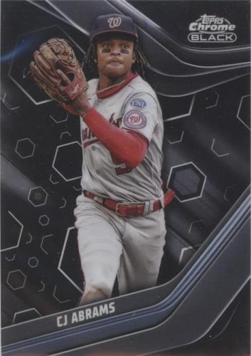 2023 Topps Chrome CJ Abrams Magenta Refractor /399 #185 Nationals