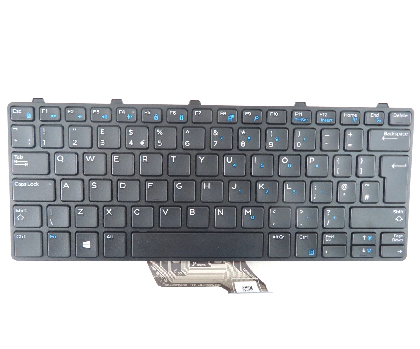 Dell Latitude 3180/3189/3190/3380 UK English Laptop Keyboard - X98D4