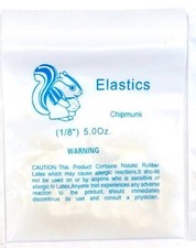 Dental Latex Rubber Bands 100 Packs 1/8" Orthodontic Medium Force Elastics New