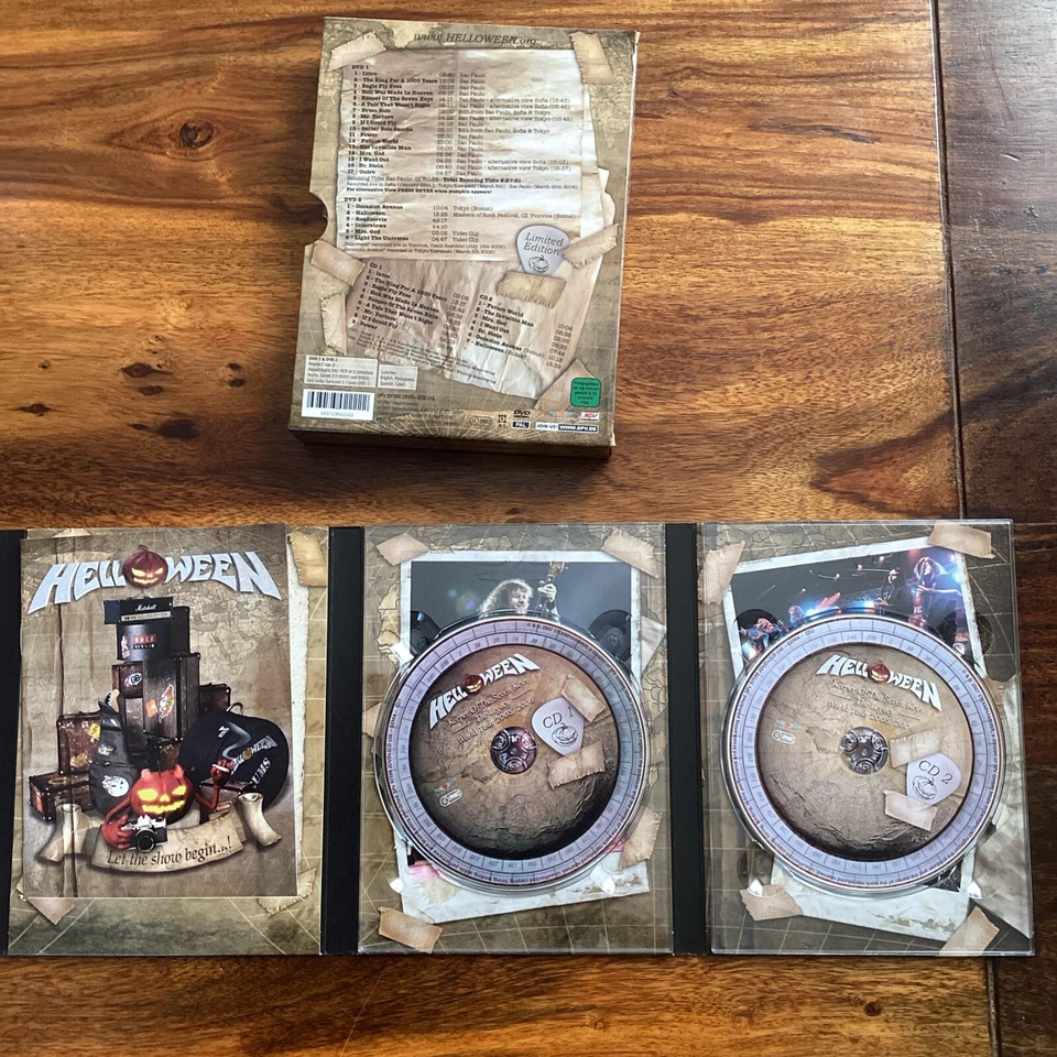 🔥HELLOWEEN🔥CD DVD Big Box⭐️World Tour⭐️2005/2006⭐️Live Keeper Seven Keys✅RAR‼️ - Bild 4 von 4