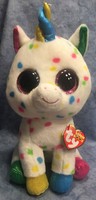 W-F-L Ty Buddy Harmonie Einhorn Unicorn Boos Glubschi 22 Cm Glitzeraugen