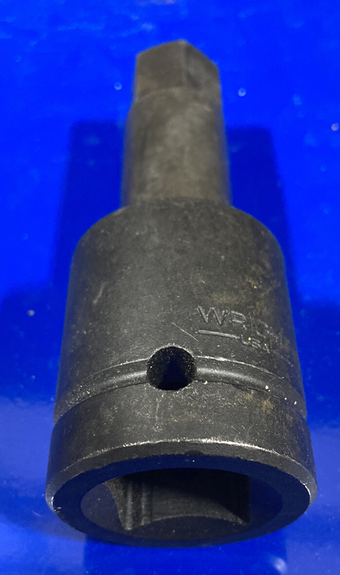 Wright Werkzeug 8232-1 Sechskant-Bit-Stecknuss – 1" Antrieb, 2,5 Cm Hex, Länge 8,3 Cm
