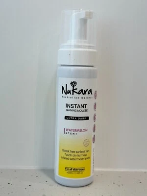 Nukara Aussie Natural Instant Tanning Mousse, Ultra Dark, 200ml RRP $39.95