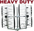 8 BAY HDTV UHF LONG RANGE ULTRA CLEAR DTV HD TV ANTENNA 8BAY OTA ATSC