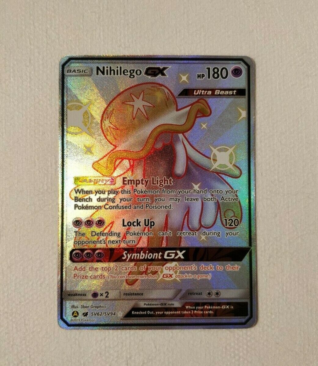 SV62/SV94 Nihilego GX, Rare Ultra Card