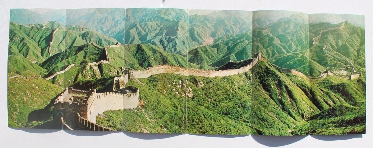 Vintage 1960s Great Wall of China TRAVELING Brochure Guide | eBay