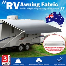 8ft-21ft Replacement Fabric Vinyl For Caravan Awning Carefree Dometic Gray Fade