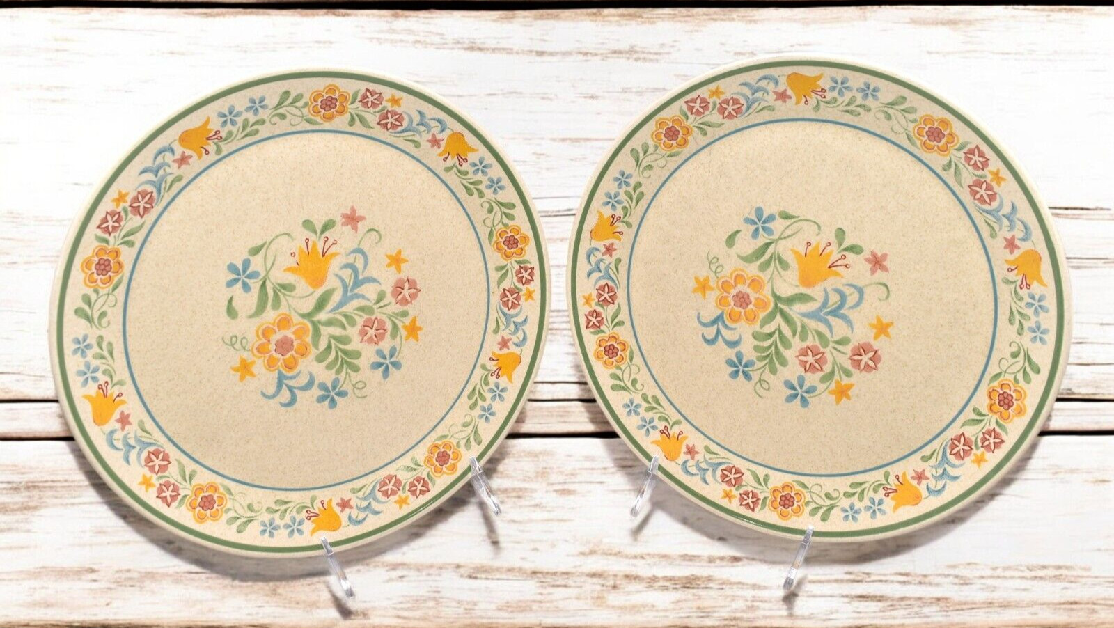 Of 2 - Retired Floral Usa