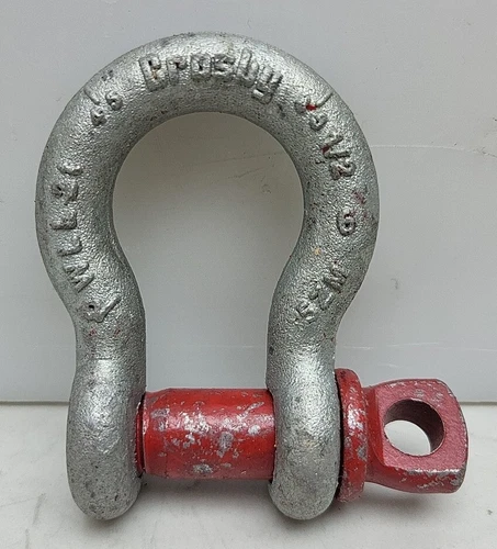 1/2" Crosby Screw Pin Anchor Shackle 2 Ton WLL