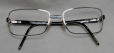 FERRE Italy Silver  Brown Oval Glasses Eyeglass GF03602 Frames Only 56-17-140