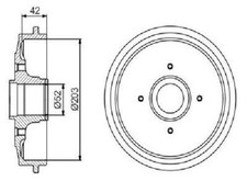 Tambour de frein Peugeot 308