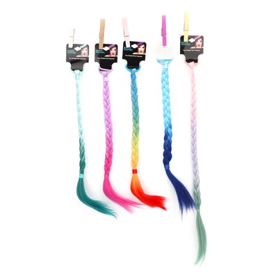 Braiding Kids Hairpiece Pony Tail Straight Ombre Jumbo Weaving