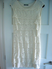 South Ladies Cream Dress in a Small Size 8