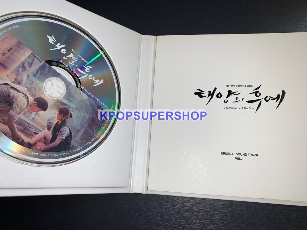 太陽の末裔 태양의 후예 OST Vol.1 & Vol.2 CD Descendants of the Sun Vol 1 & 2 OST Soundtrack 2 CD Great
