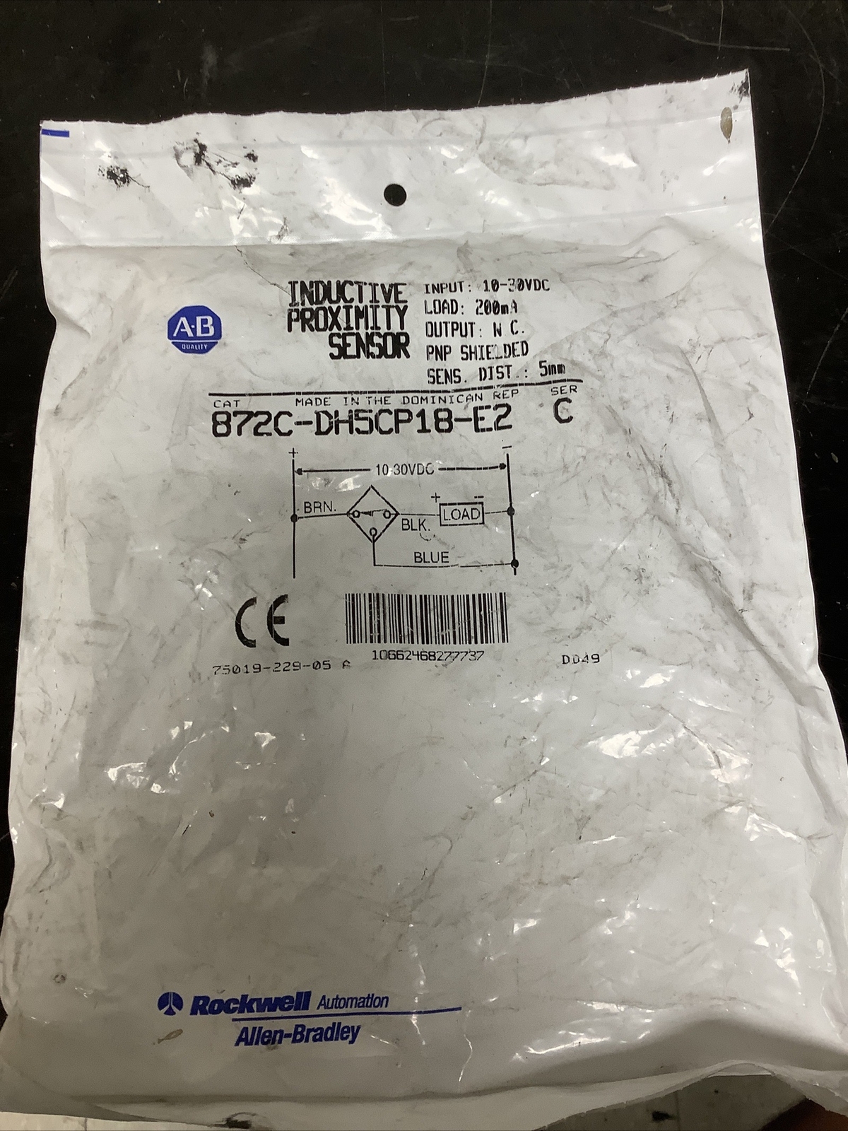 Allen-Bradley Rockwell Automation Bulletin 872C Inductive Proximity Sensor