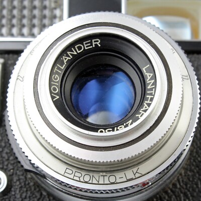 Voigtlander Vito CL 35mm Camera + 50mm f/2.8 Lanthar & Case | eBay