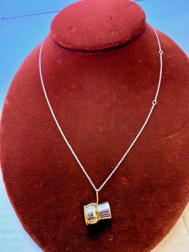 Very Rare18K Gold Pendant Necklace 100% GOLD Authentic… - Afbeelding 4 van 13