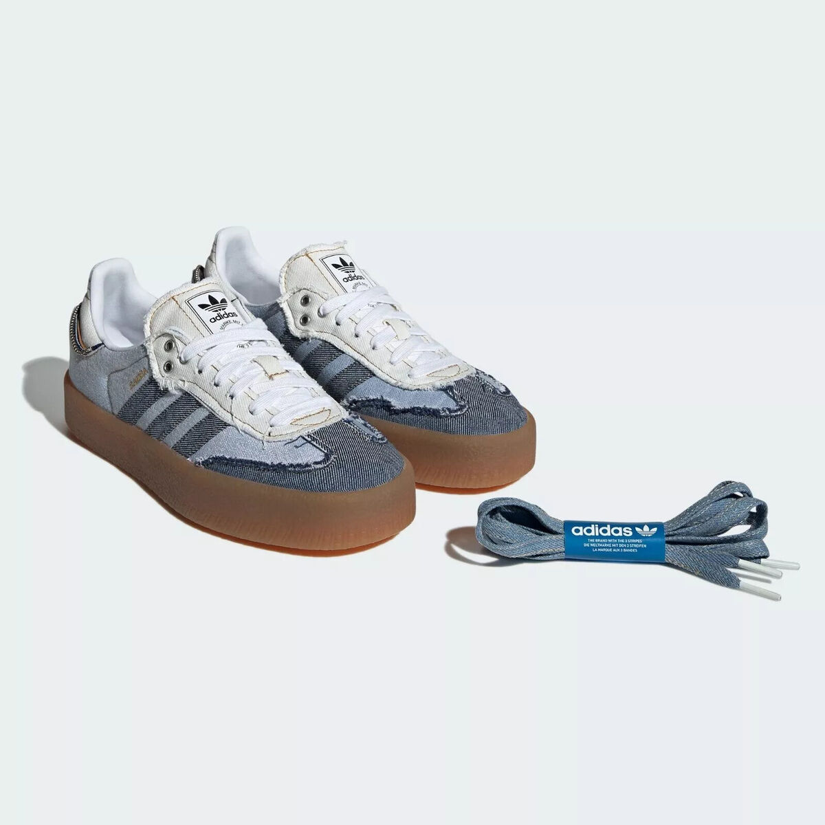atmos pink Exclusive adidas Originals Sambae Stacked Denim atmos pink Exclusive adidas Originals Sambae Stacked Denim
