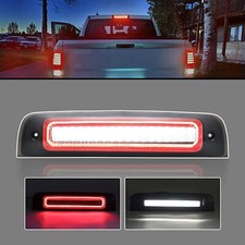 For 09-18 Dodge Ram 1500 2500 3500 Strobe LED Mount 3rd Third Brake Light Smoked
