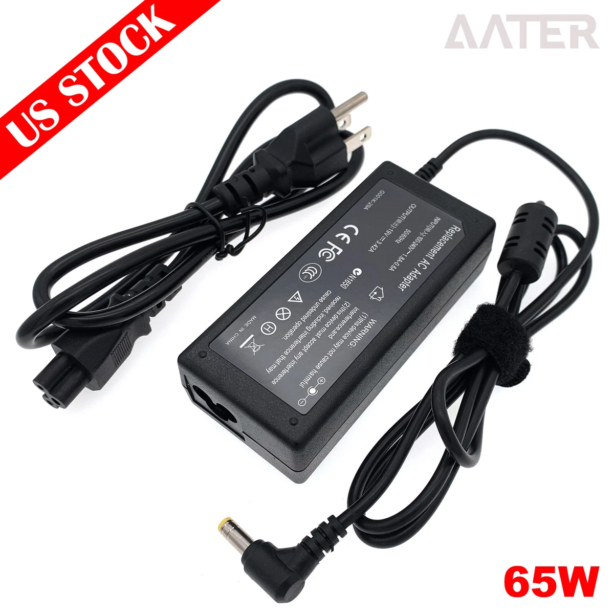 65W AC Adapter For Intel NUC Kit NUC8i5BEK NUC8i5BEH Mini PC Power