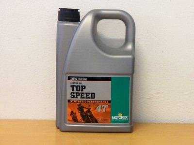 12,48 /l Motorex Top Speed 4T  15W/50 Jaso MA2 synth  4L 