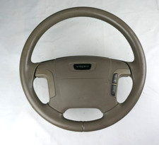 Volvo S80 MK1 98-03 V70 MK2 01-07 Leather Steering Wheel Horn SRS Stereo Control