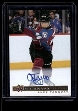 2020-21 SP Signature Edition Legends UD Canvas Autographs Alex Tanguay Auto