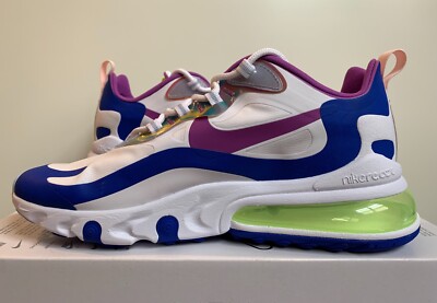 Nike Air Max 270 React Easter White Purple Nebula CW0630-100 Men's