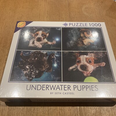 Cheatwell Games 1000 Teile Puzzle Unterwasserwelpen NEU und versiegelt Seth Casteel