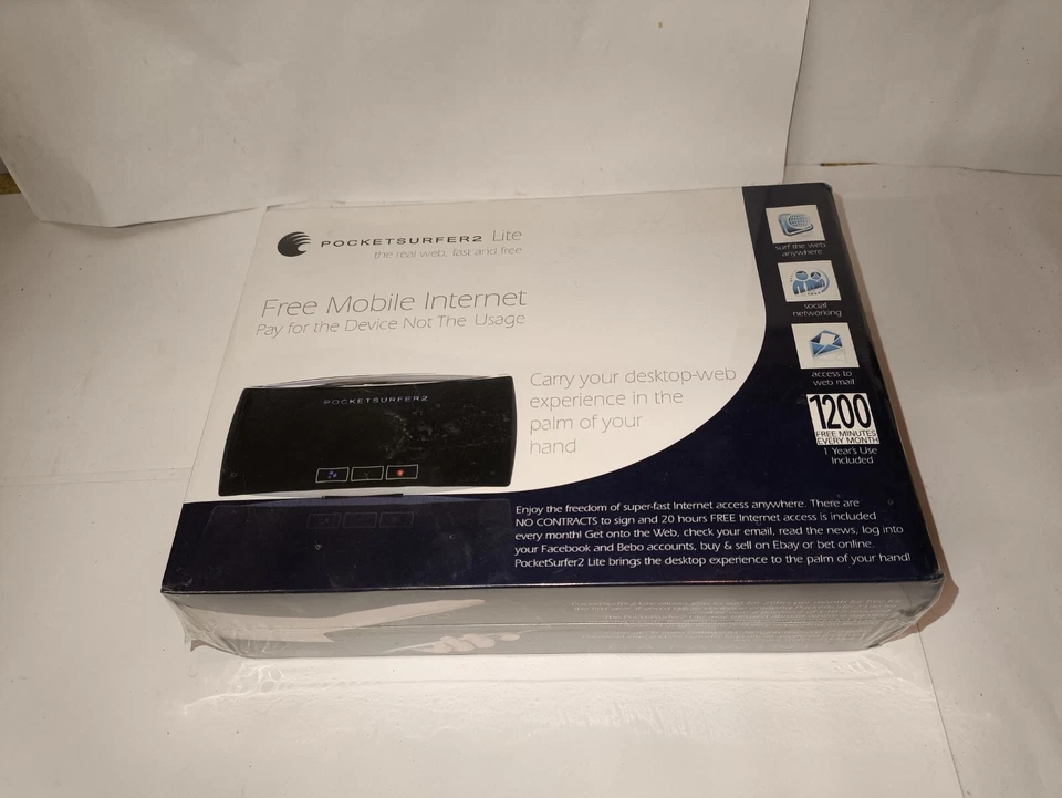 Pocket Surfer 2 Lite Datawind DW-RC04 Boxed Sealed Never Used Collectable  - Image 2 of 4