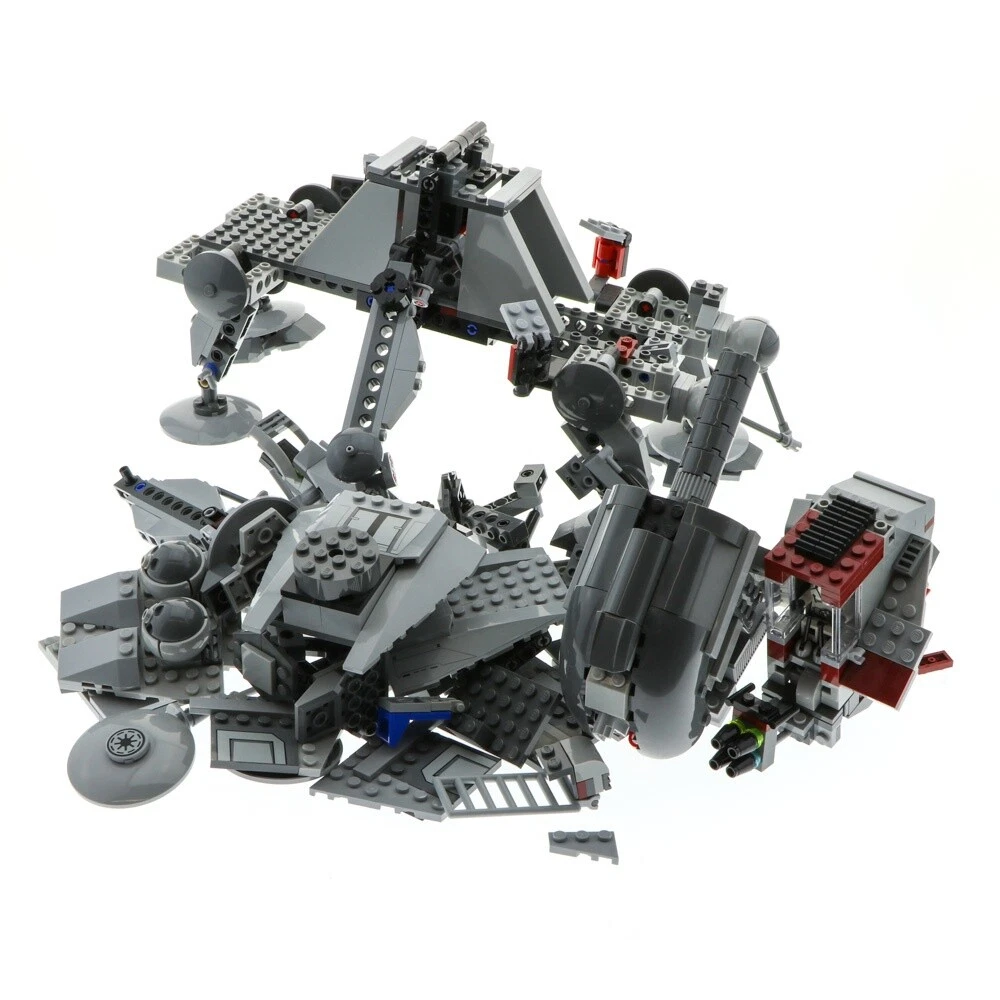 1x Lego Pieces for Set Star Wars Clone Wars at Te Walker 75019 Grey Incomplete