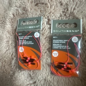 Lot Of 2  New In Package Southbend Bobber Stop Knots NOS Model ST-1 3pk W/ Beads