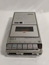 Vintage Sony TCM-787 Silver CASSETTE Corder Tape Player Untested No Adapter
