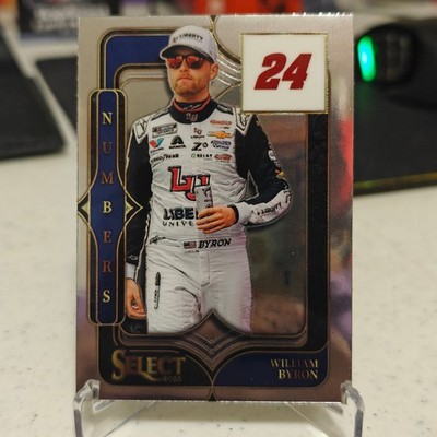 WILLIAM BYRON 2025 SELECT RACING NASCAR NUMBERS INSERT #18 BASE