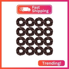 16 Pcs Brown Satin Scrunchies Bridesmaid Proposal Gifts Hair Ties Scrunchies for