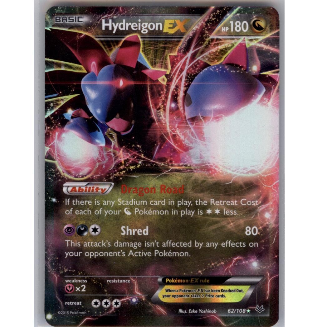 Hydreigon EX Holo Ultra Rare XY - Roaring Skies 62/108 NM