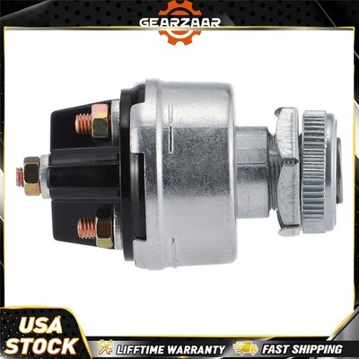 Universal Ignition Key Starter Switch w/ 2 Keys For Car Tractor Trailer 12V-24V