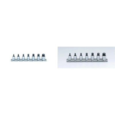 Koken 1/4 Zoll SQ Sechskant Bit Steckschlüssel Schienensatz 25 mm...