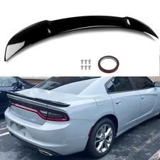 Rear Spoiler Wing Gloss Black Style For 2011-2023 Dodge Charger SXT GT R/T