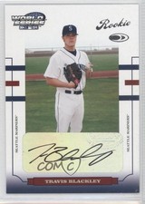 2004 Donruss World Series 106/1000 Travis Blackley #198 Auto 0q4