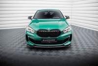 Maxton Design Frontlippe V.1 Passend FüR BMW M135I F40 Schwarz Hochglanz